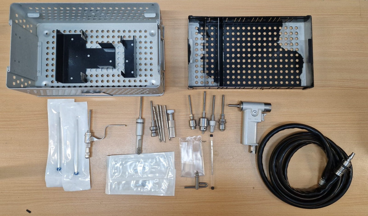 3m mini driver MK1 surgical Set   silver handpiece K100 drill saw kwire AO jacob0