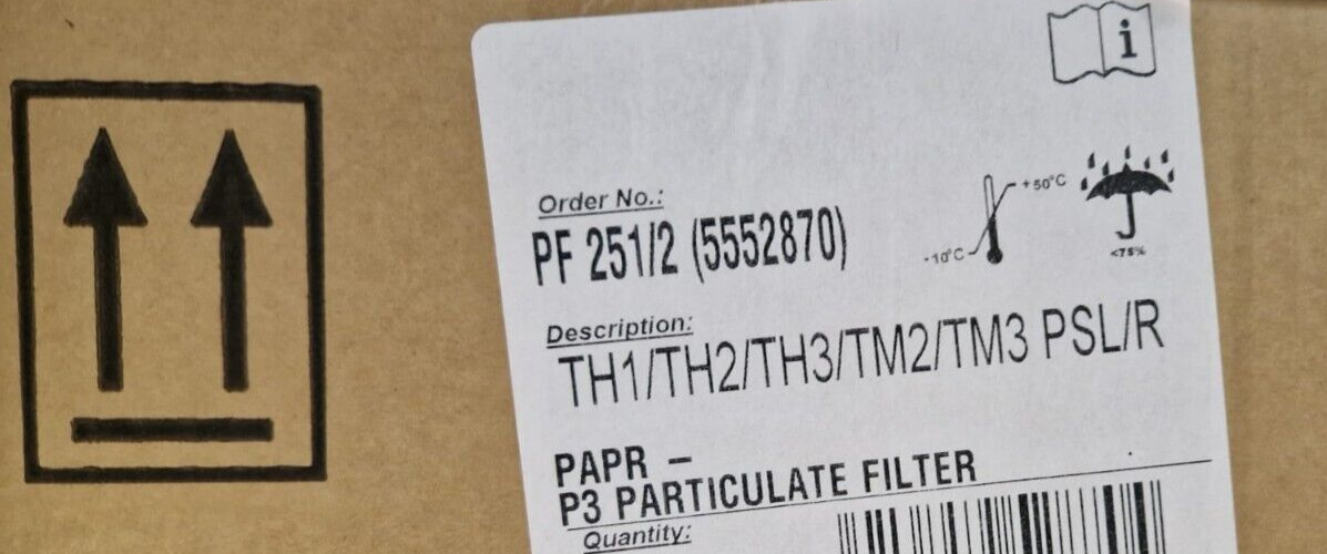 4x Scott Safety Pro 2000 PF251/2 Particulate Filter2