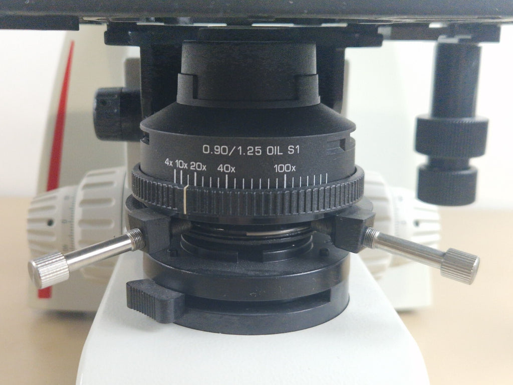 leica DM 750/5K binocular biological microscope with 4 objectives8
