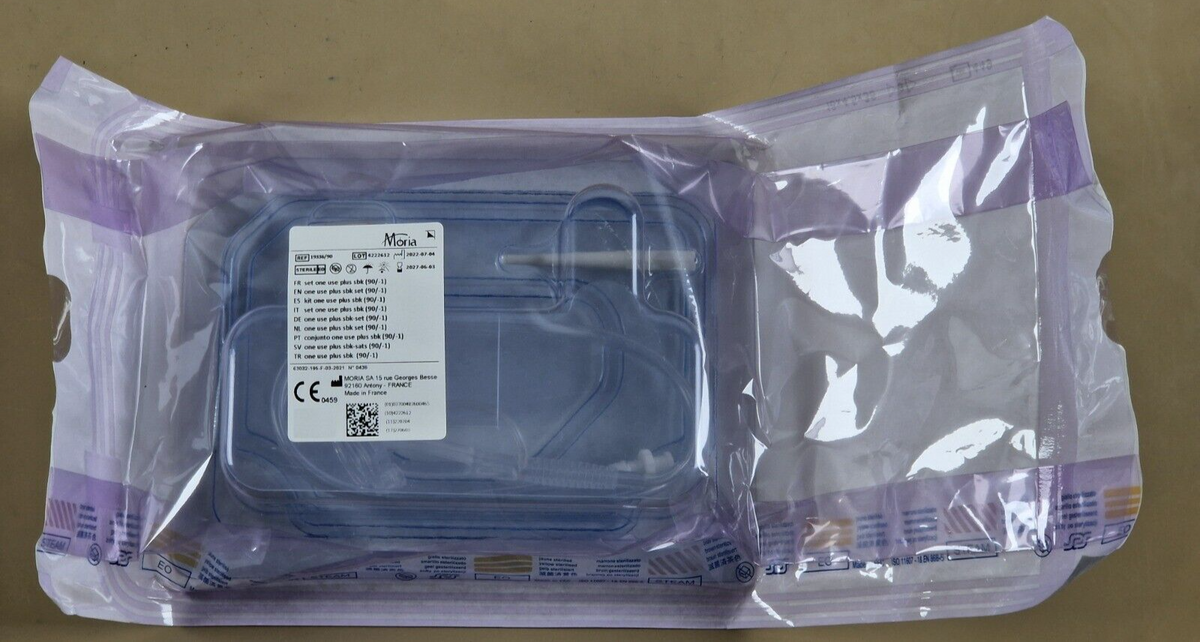 5x moria one use plus set SBK (90/ 1) ref: 19336/90   head, blade suction ring1