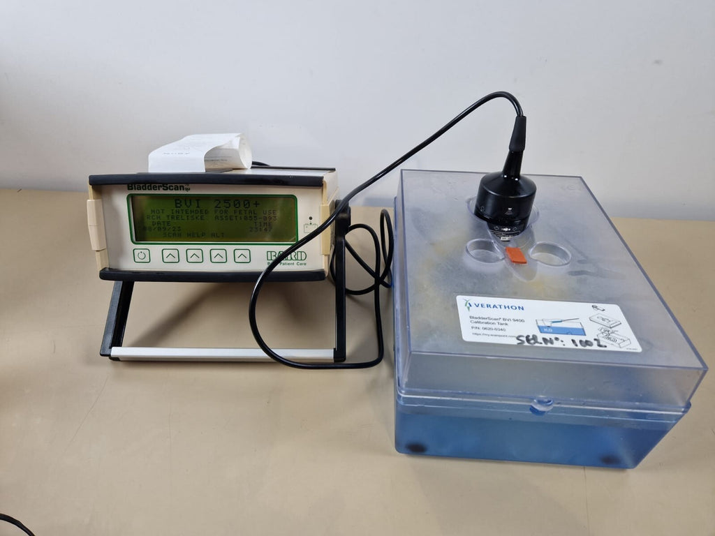 bladder scan BVI 2500 diagnostic ultrasound with probe and printer0