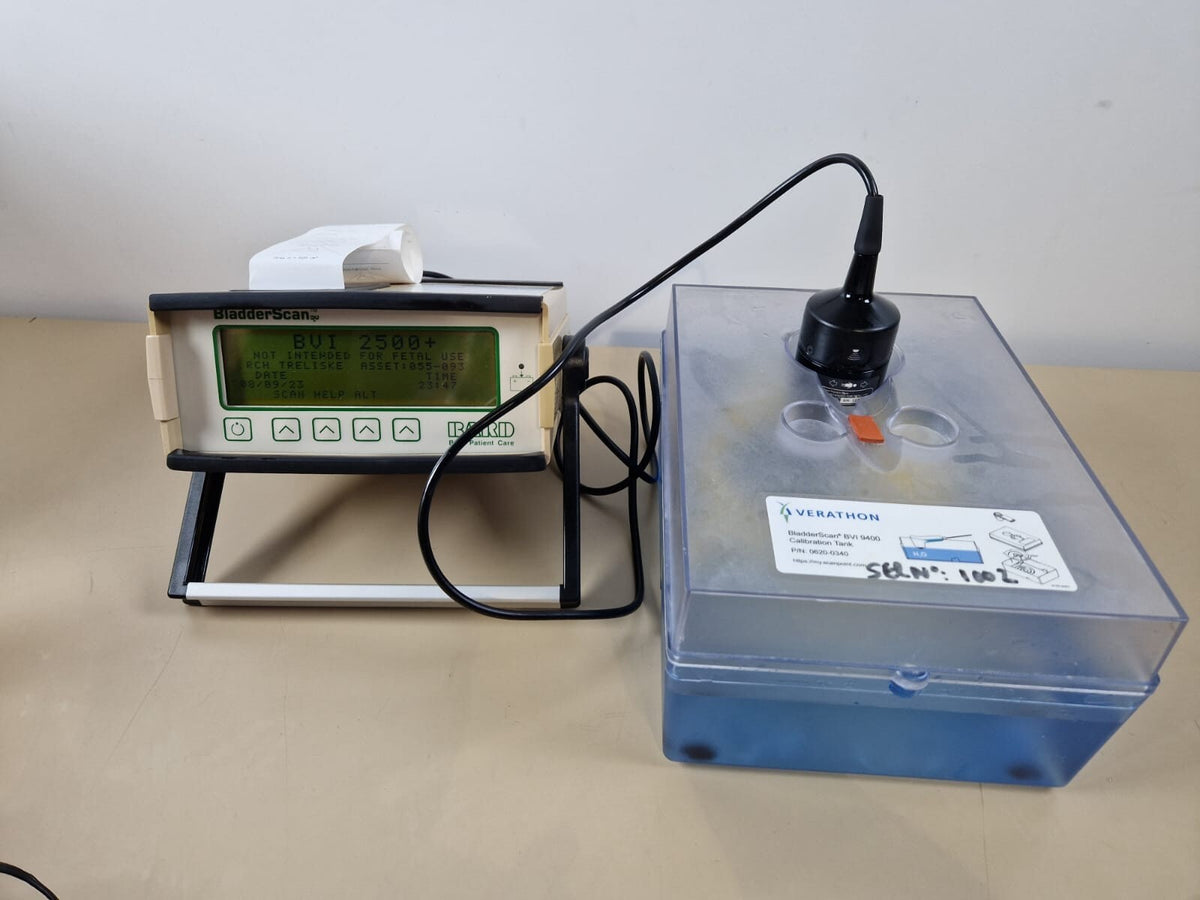 bladder scan BVI 2500 diagnostic ultrasound with probe and printer0