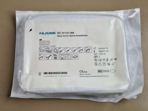 5x pajunk basic kit for spinal anaesthesia 071151-9990