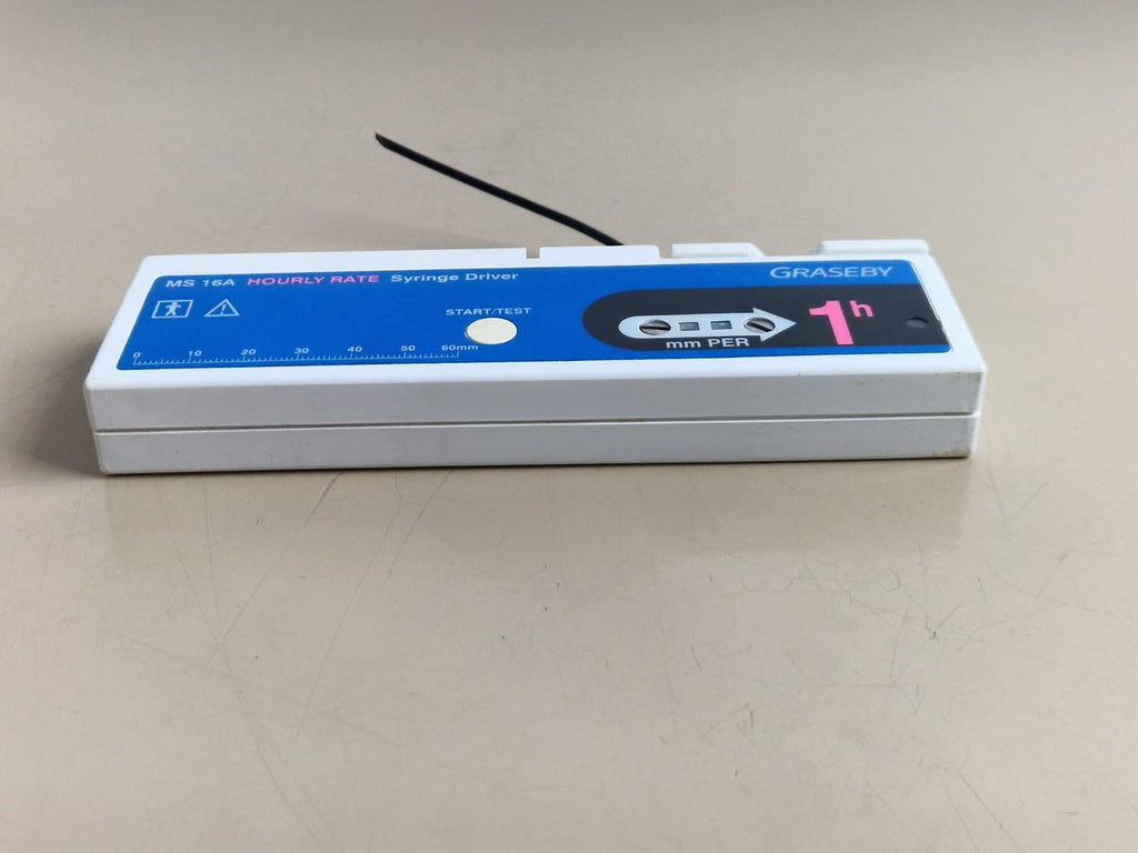 syringe driver pump graseby ms 16A hourly rate infusion pump5
