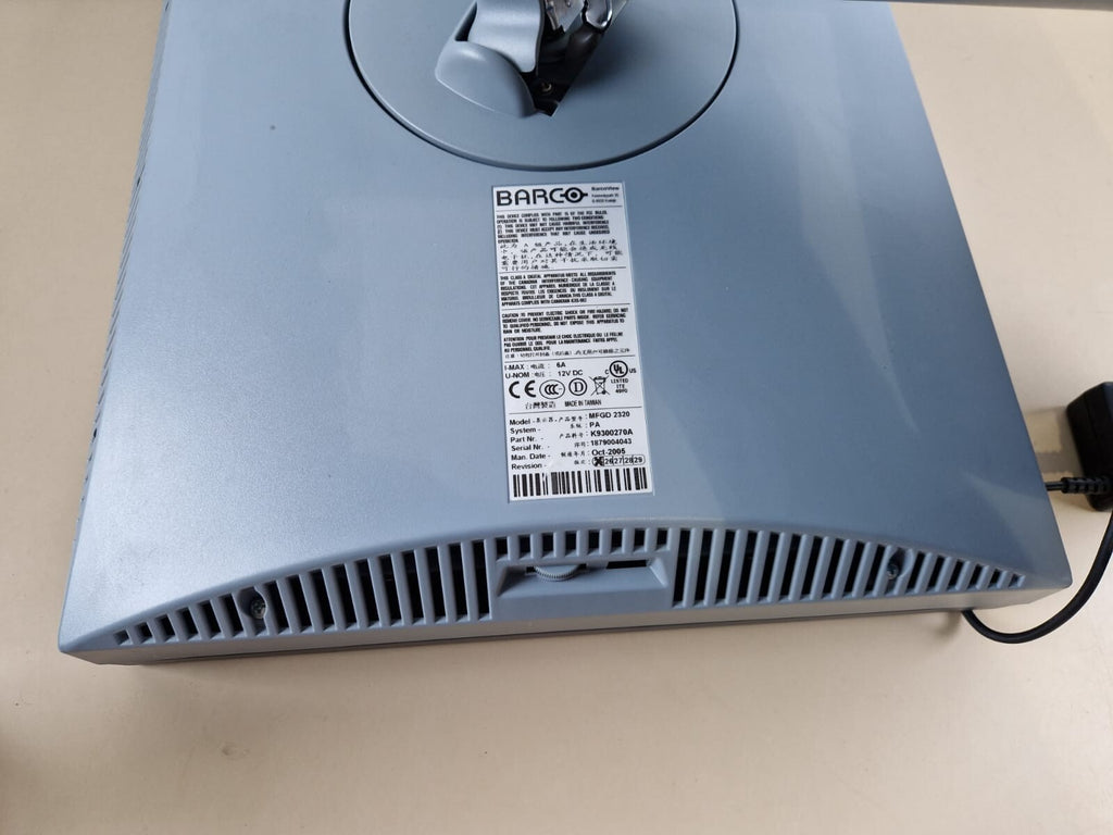 barco MFGD 2320 2MP  21" grayscale radiology display monitor K9300270A10