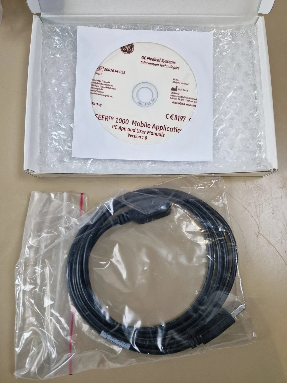 GE seer 1000 7 days ECG holter recorder with data downloading software1