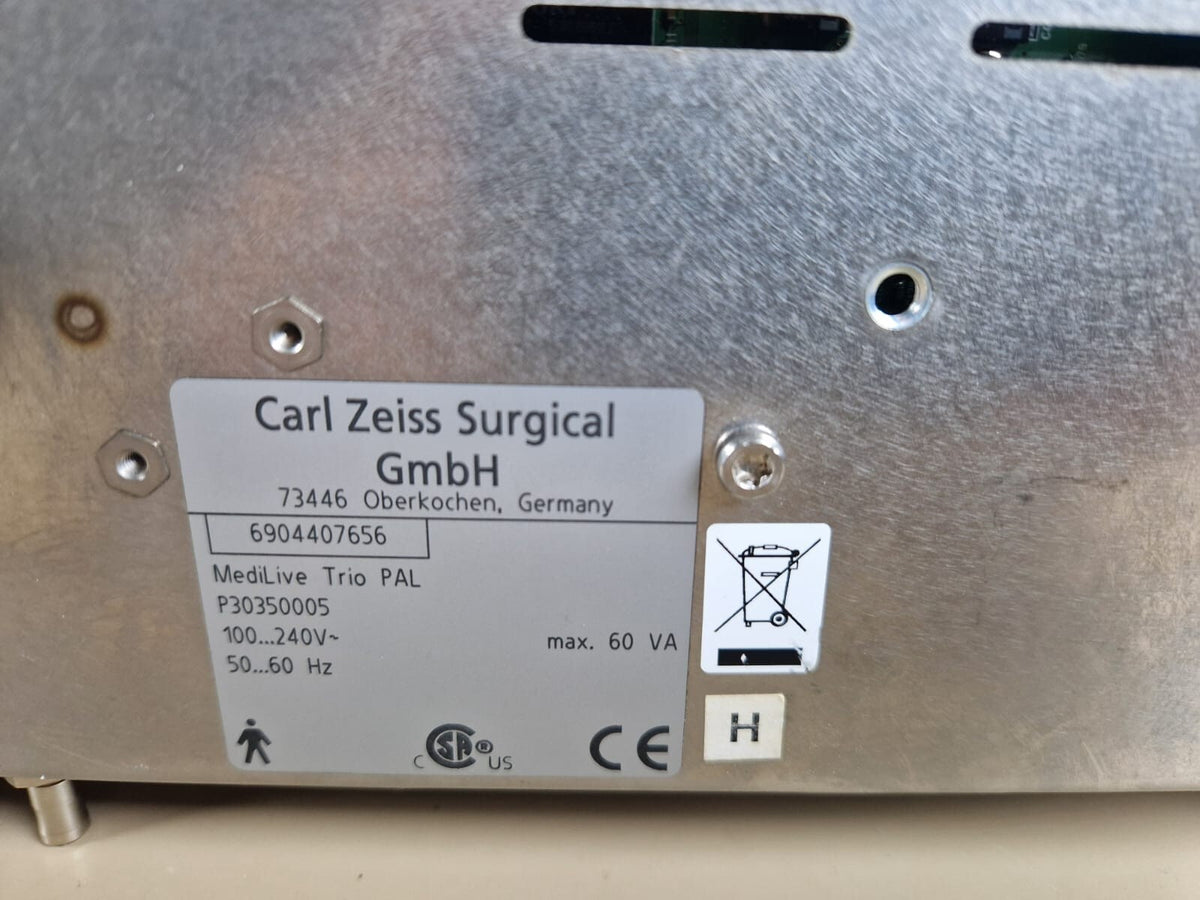 carl zeiss mediLive trio pal camera control processor ref:69044076568
