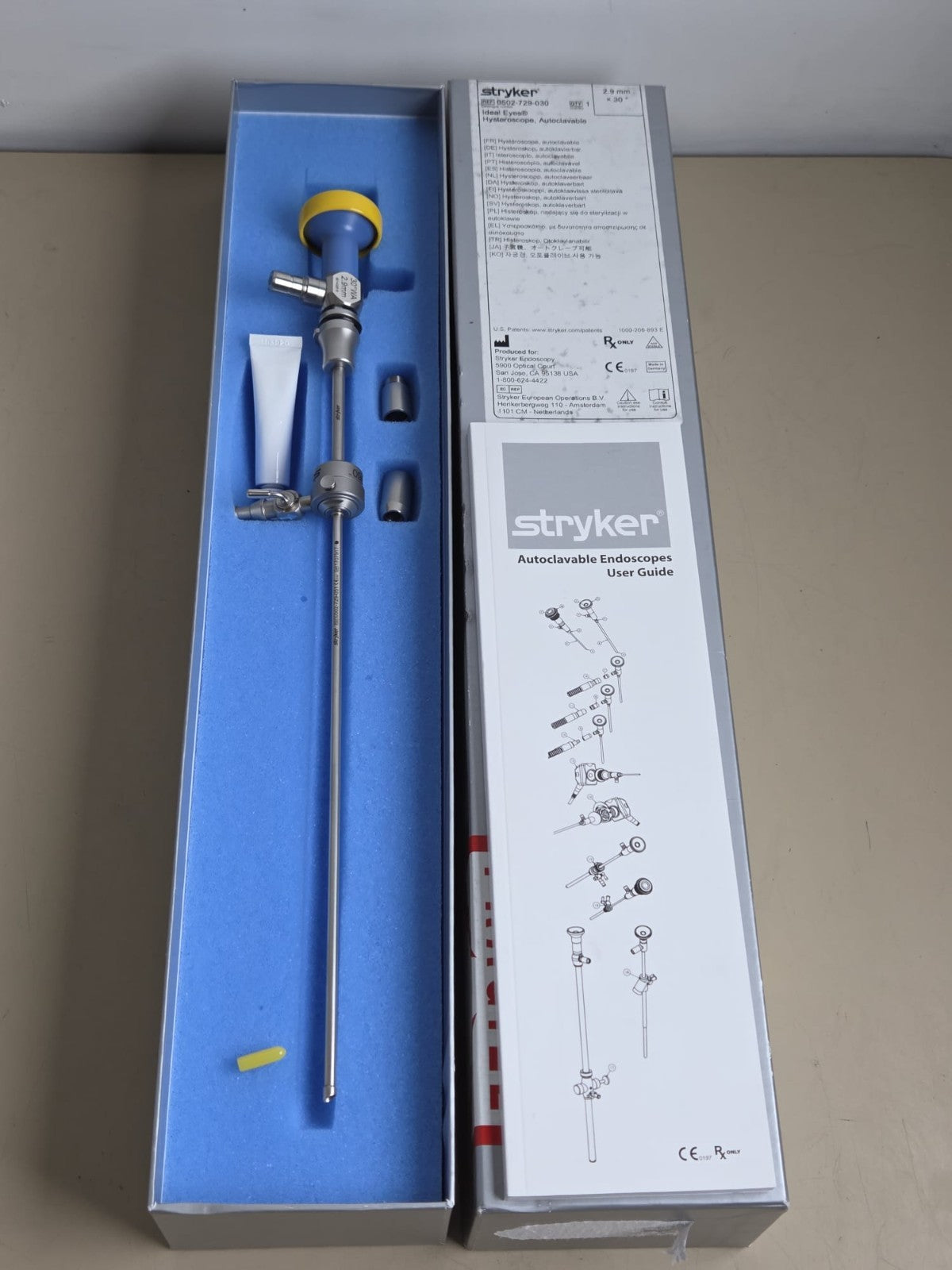 Stryker Hysteroscope 2.9mm 30 degree ref: 0502 729 030 ideal eyes with sheath1