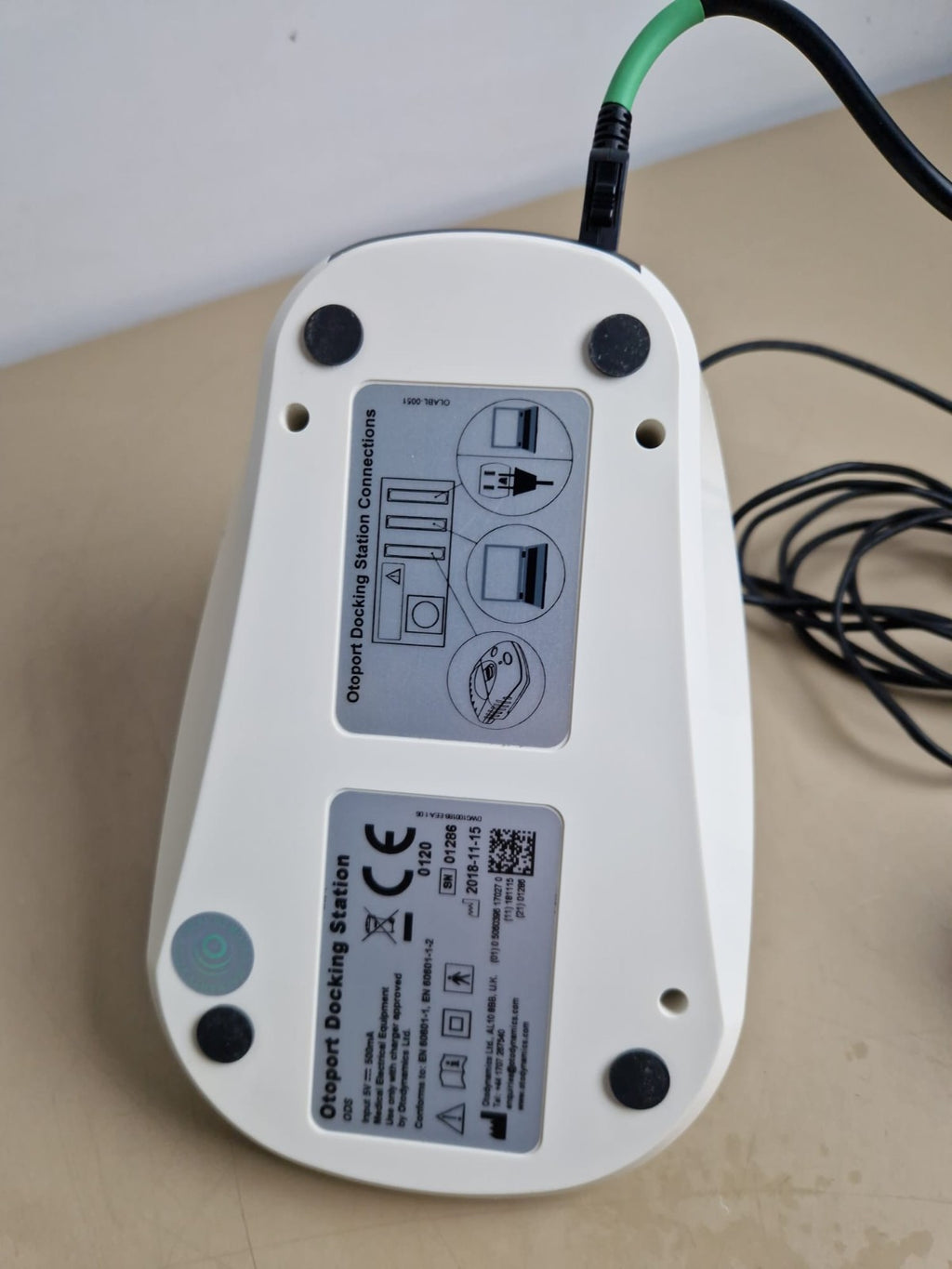 otodynamics NHSP otoport oae with docking station + probe cable + ear probe tip17