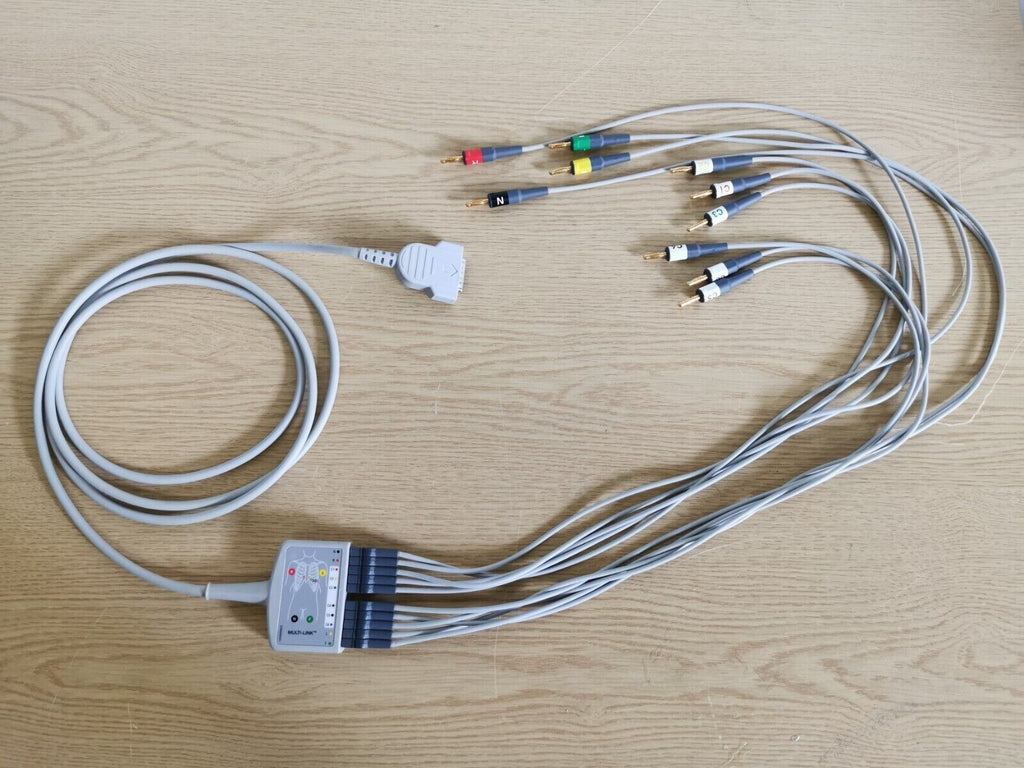 ge mac 3500 12SL ECG machine recorder patient monitor with 12 Leads ECG cable9