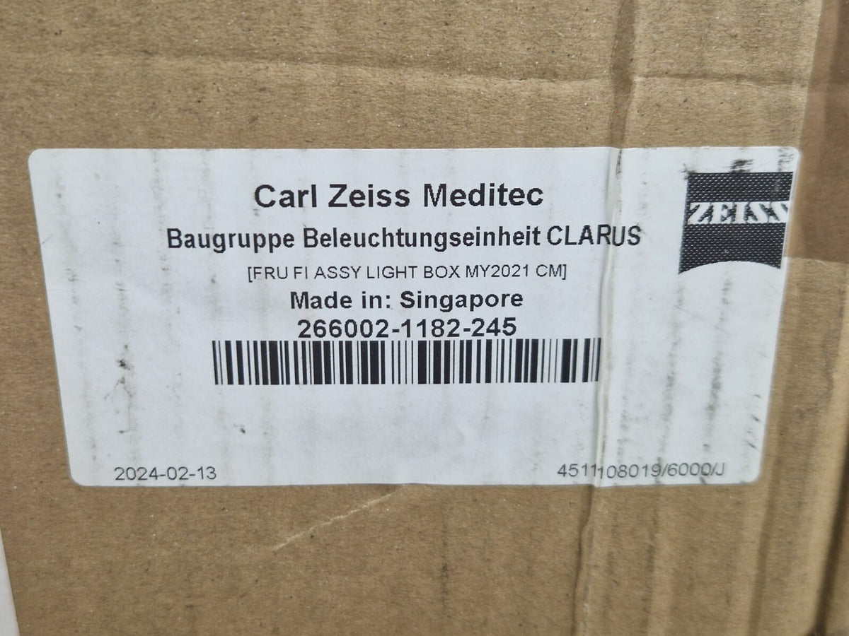 carl zeiss HFA Humphrey Field Analyzer fru FI ASSY light box ref:266002 1182 24514