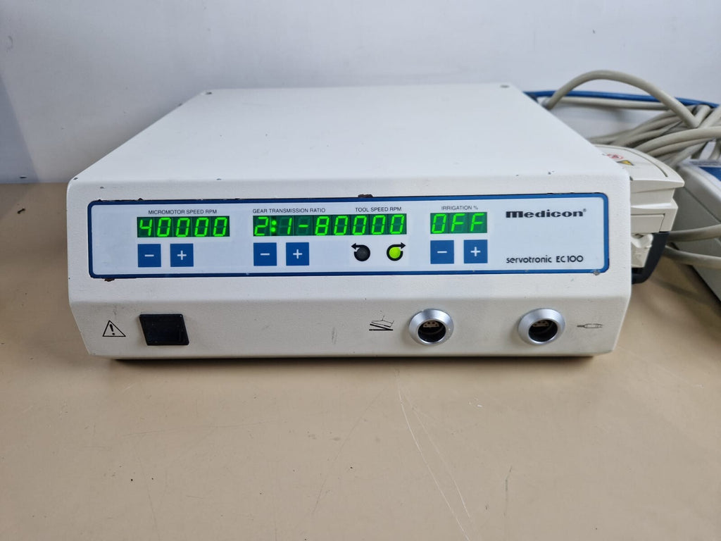 medicon servotronic microsurgery drill system EC100 with footswitch6