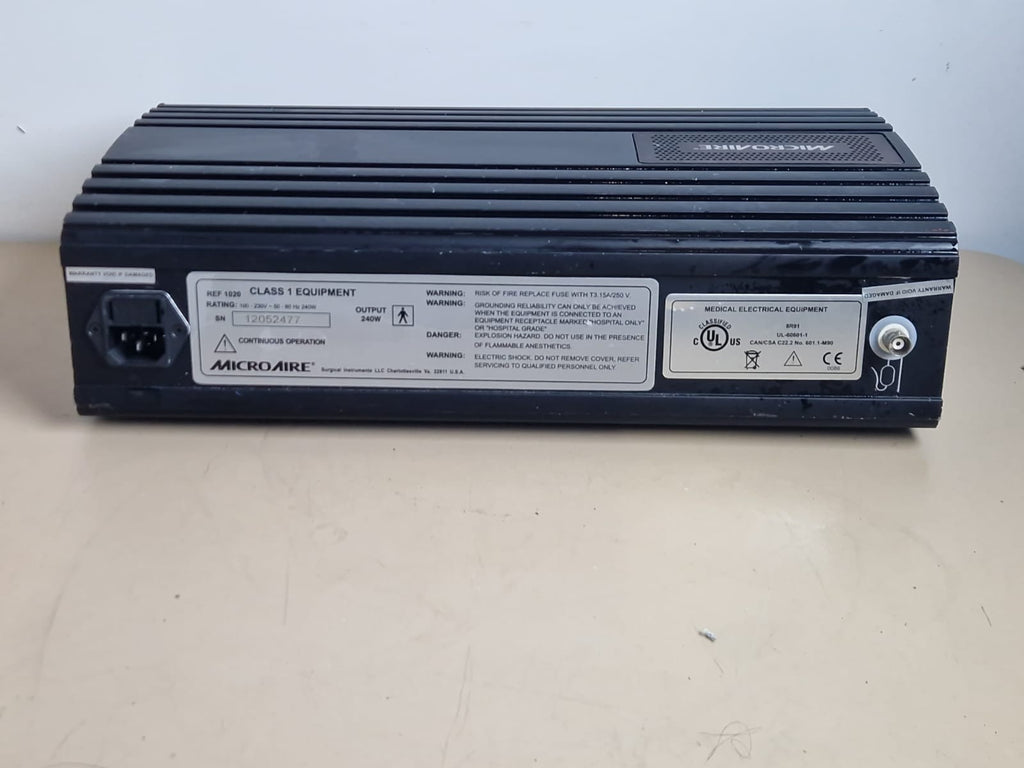 microaire liposuction electric controller console ref: 10203