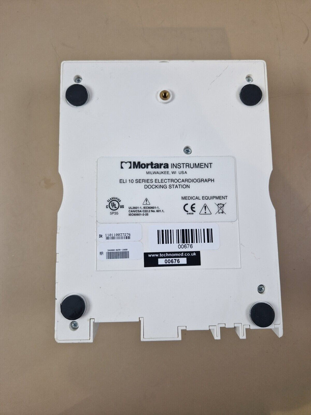 mortara ELI 10 series electrocardiograph ECG docking power station module2