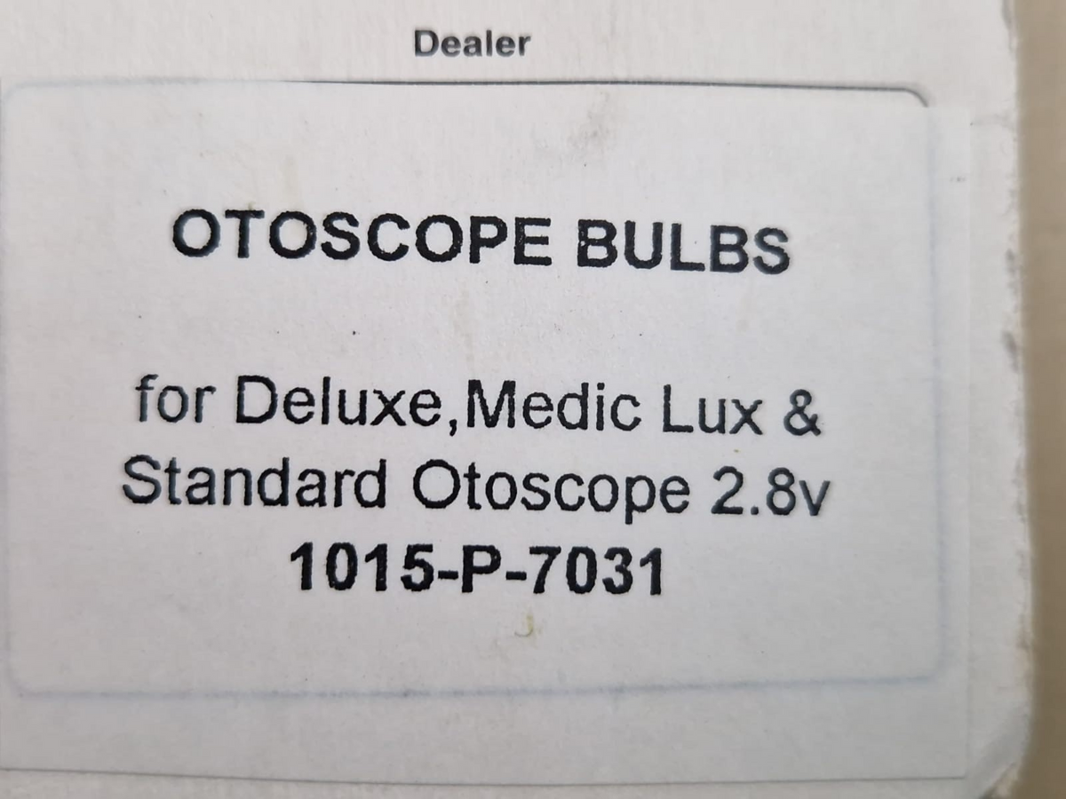 2x keeler genuine halogen otoscope bulbs 1015 P 7031 2.8v2