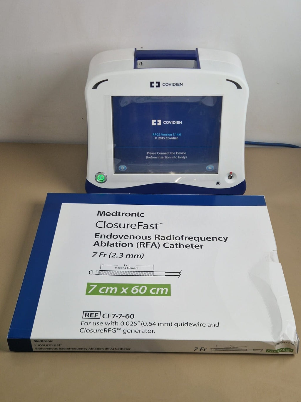 covidien VNUS RFG3 closurefast RFA generator - SW:1.14.00
