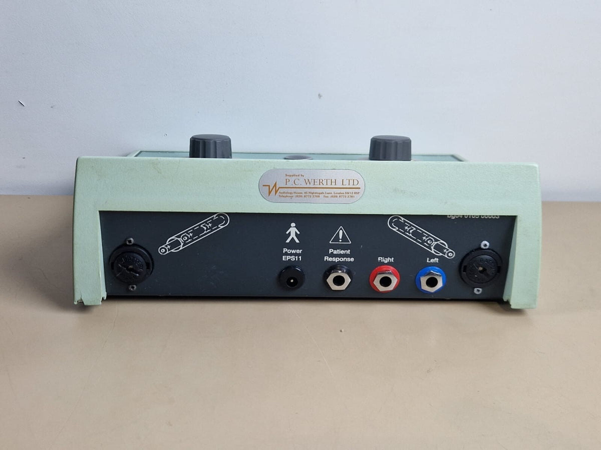 kamplex KS8 portable hearing aid analyzer tester headphone and controller4