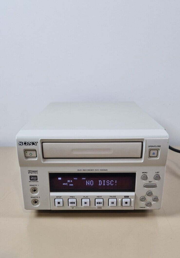 sony DVD recorder DVO 1000MD for endoscope + ultrasound   BNC S video USB DV in0