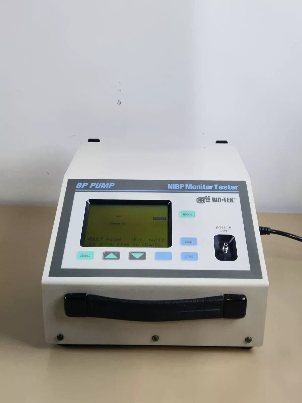 biotek bp pump nibp simulator monitor tester with ECG simulation mode8