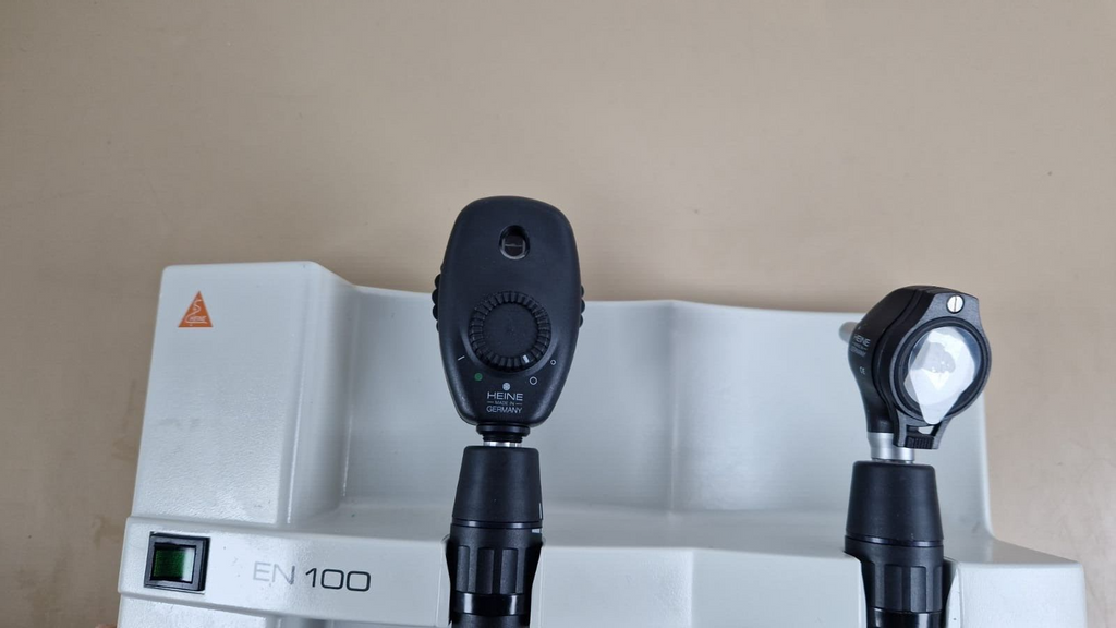 HEINE EN100 diagnostic unit with K180 otoscope with K180 ophthalmoscope heine9