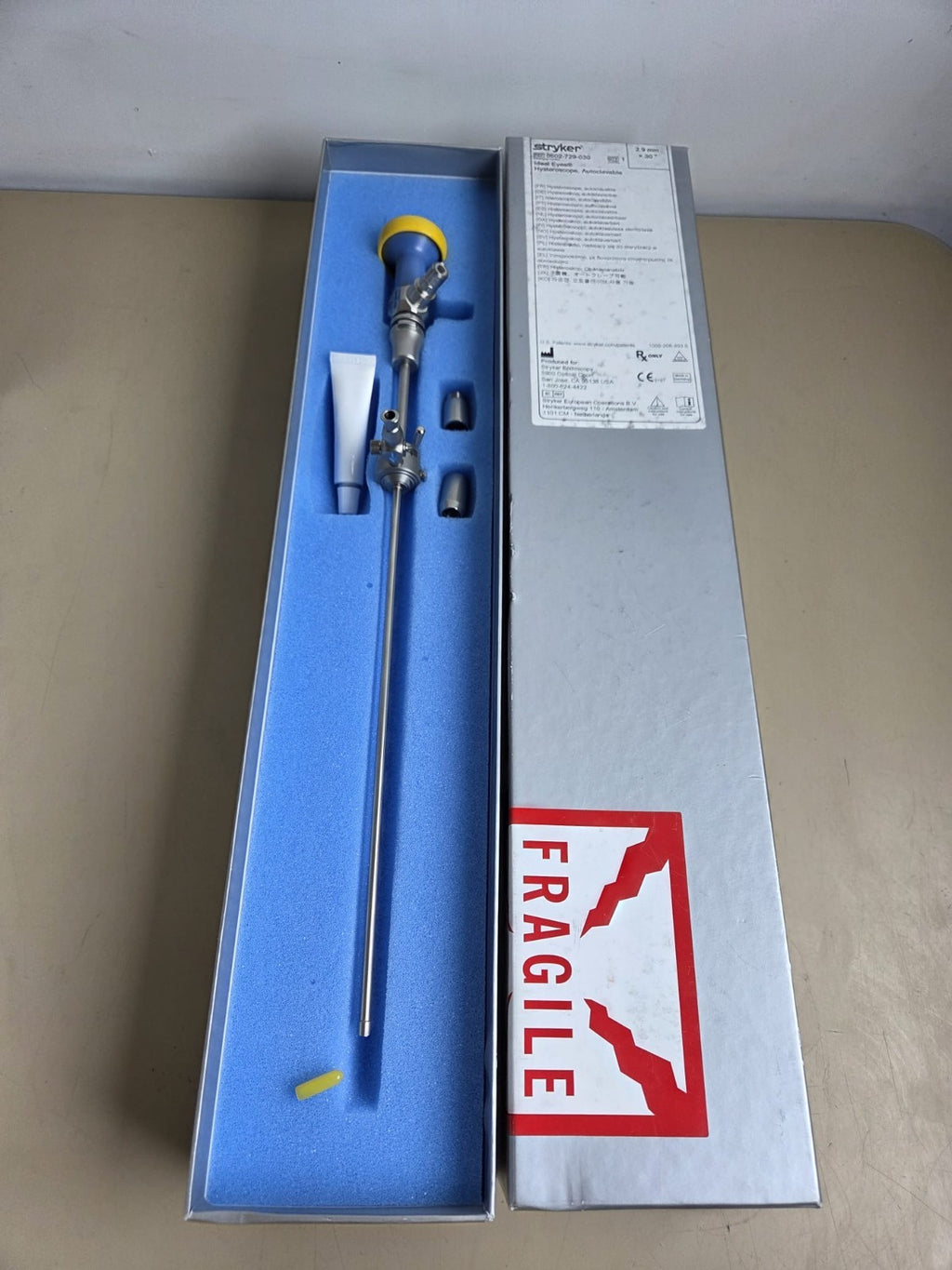 Stryker Hysteroscope 2.9mm 30 degree ref: 0502 729 030 ideal eyes with sheath16
