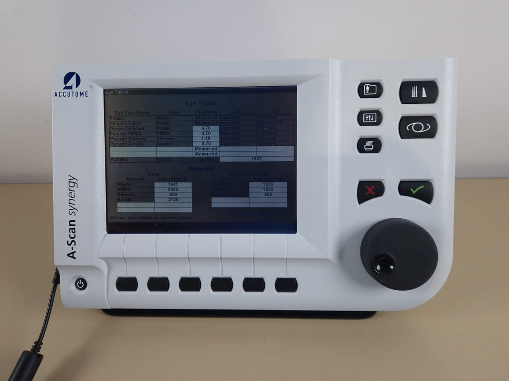 zeiss ophthalmic ultrasound scanner accutome A Scan synergy   NO probe0