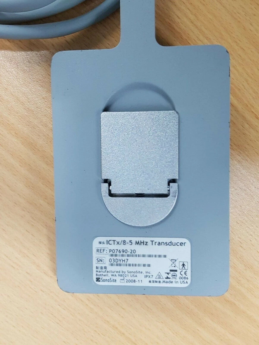 sonosite ICTx 8 5 MHz ultrasound transducer probe ref P07690 20 M turbo9