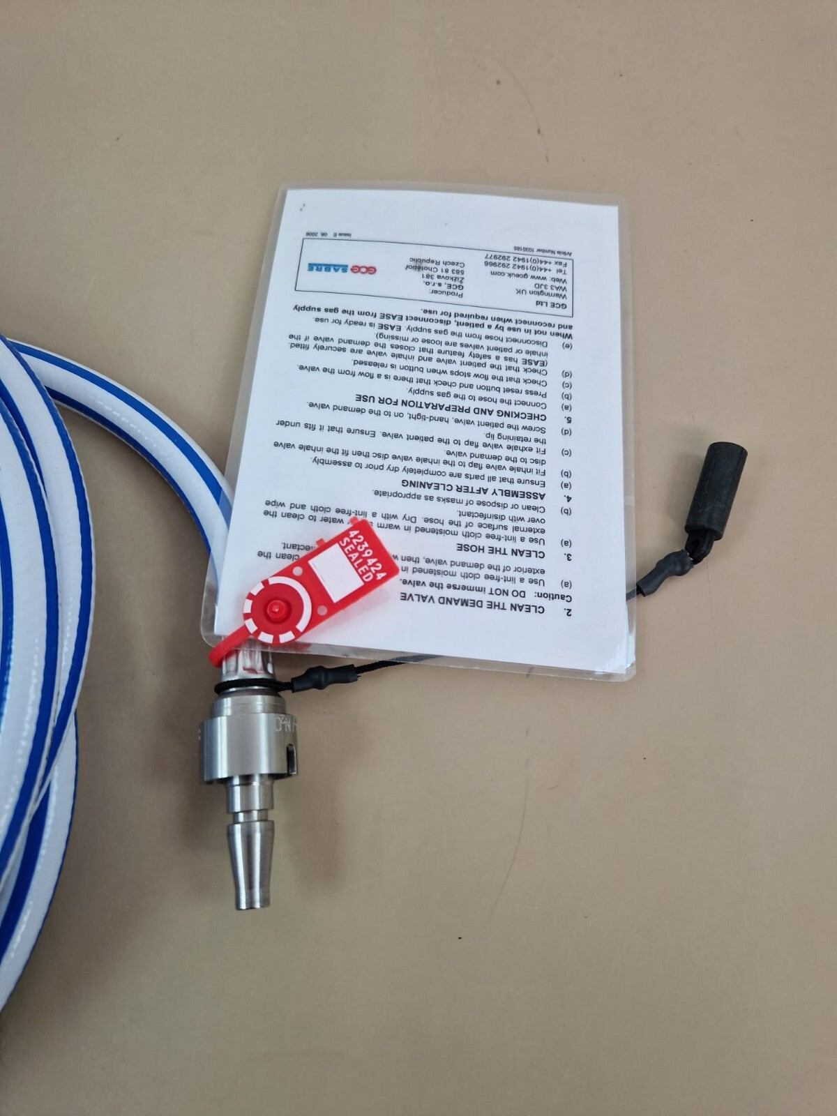 GCE Sabre EASE II Kit with demand valve4