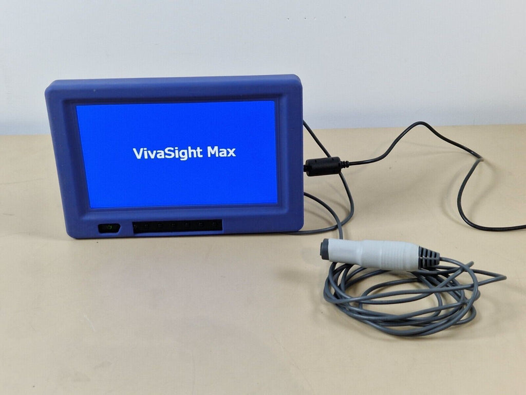 ambu etview vivasight max monitor with camera connection cable for laryngoscope0