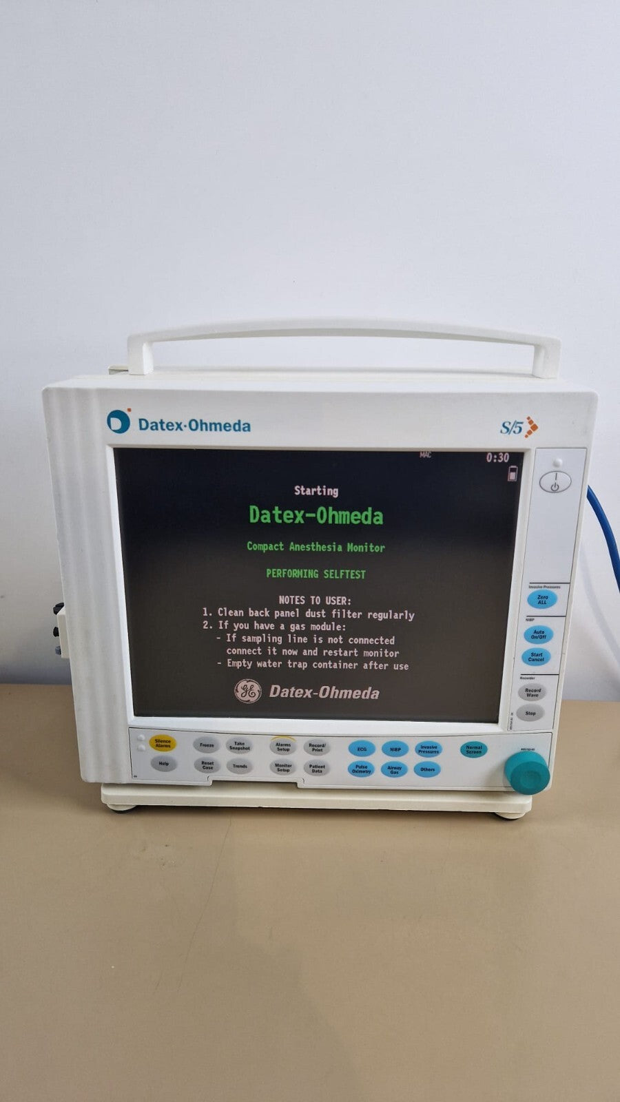 ge DATEX OHMEDA S5 patient monitor + E CAiOV anaesthetic + E PRESTN module12