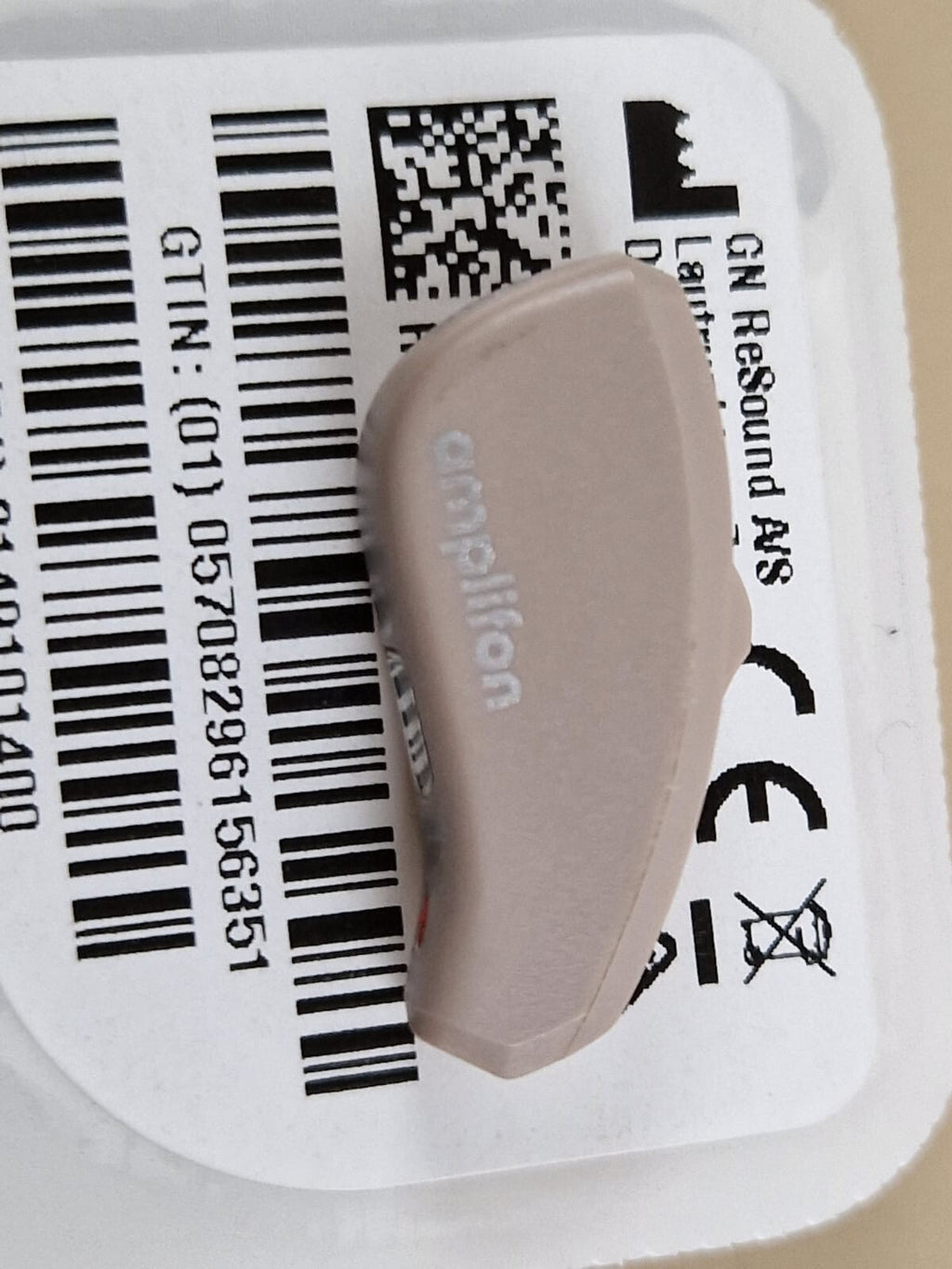amplifon energy hearing aid Ampli Energi HI, AN R3 XQ R, LBL GN  2119260 rev B11