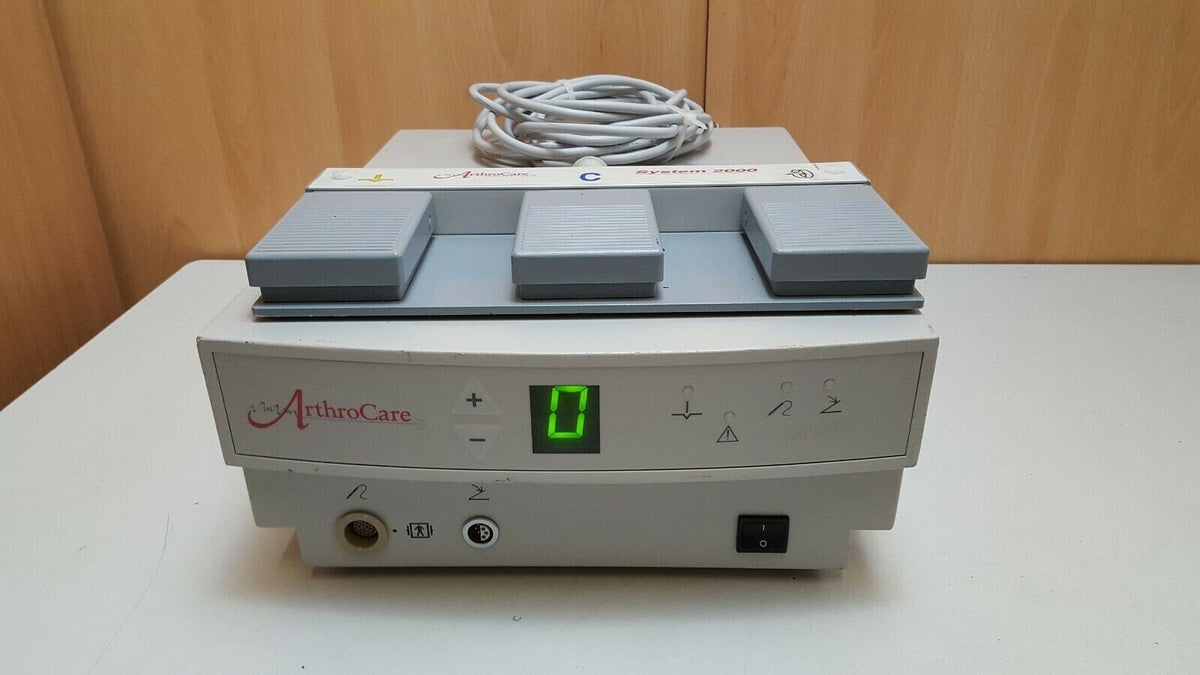 arthrocare system 2000 electrocautery electrosurgery generator with footswitch2