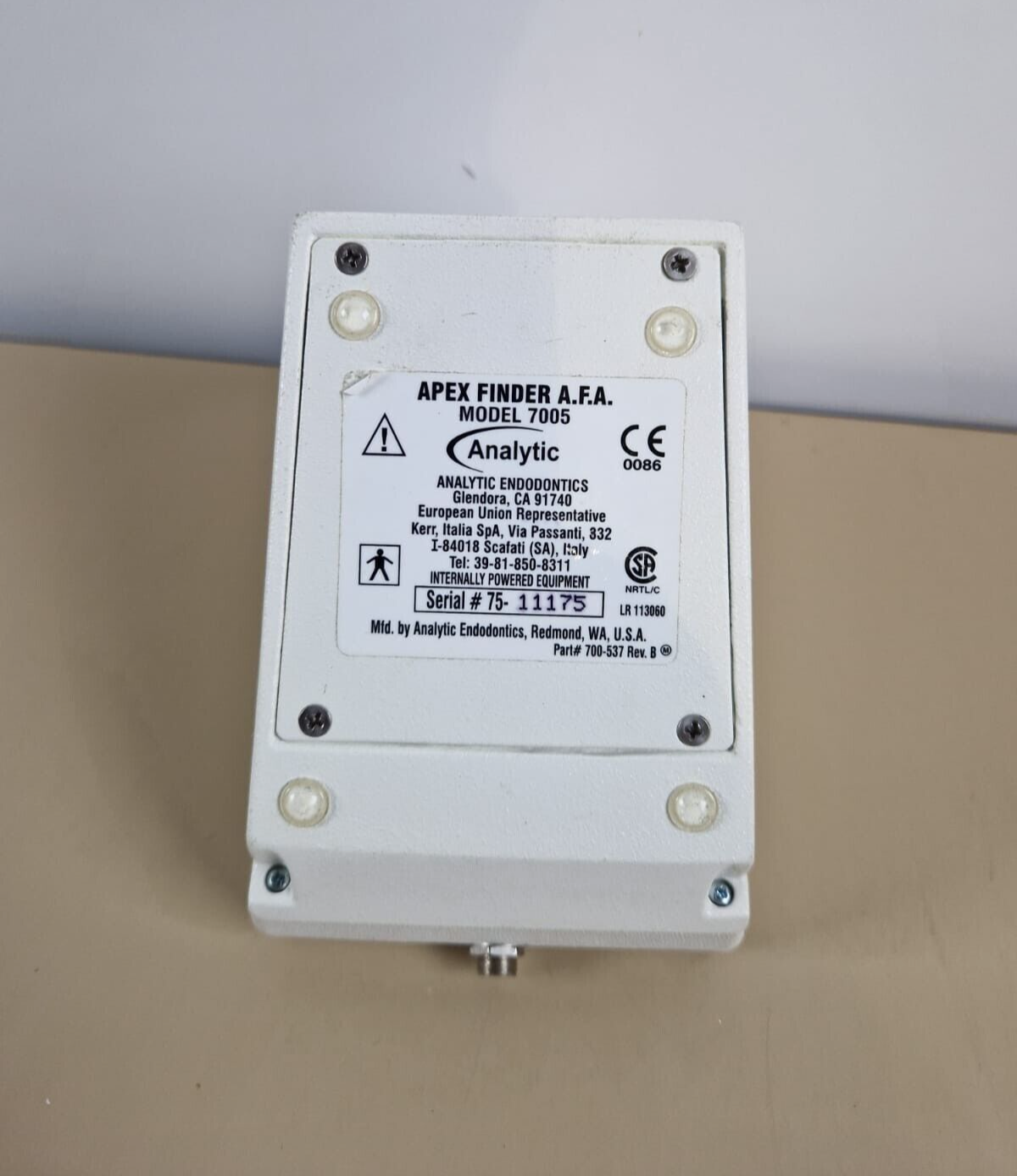 dental apex finder  a.f.a model 7005 with probe and cable5