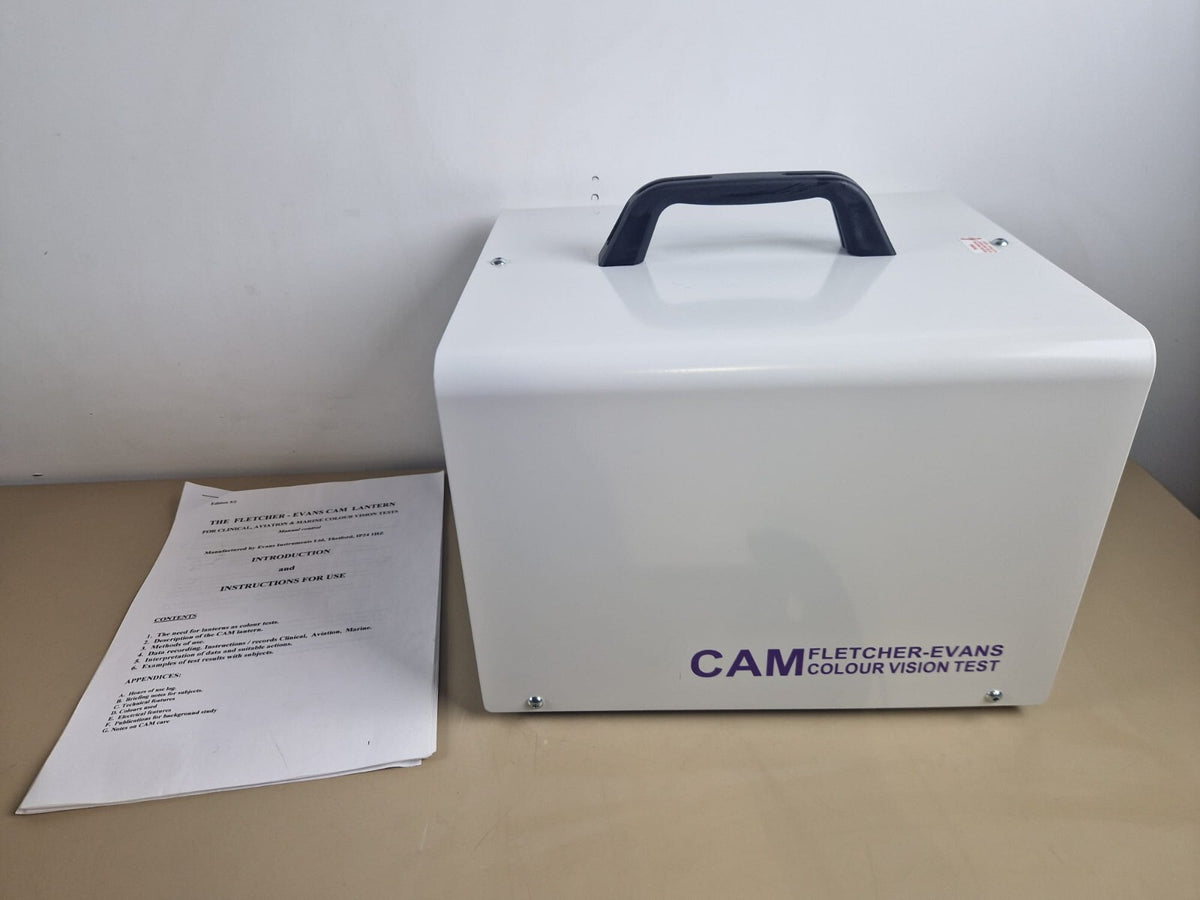 fletcher evans CAM colour vision test for marine aviation with spare bulb unit1