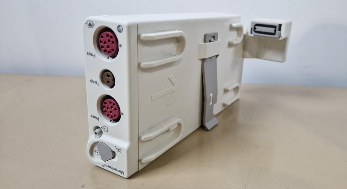 philips M3015B Microstream CO2 module+ press + temp C06 last cal:11 january 20239