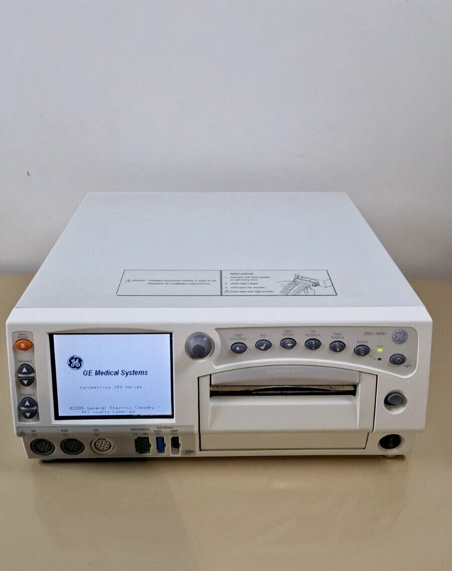 GE corometrics 259CX fetal maternal patient monitor ECG EKG US TOCO transducer14