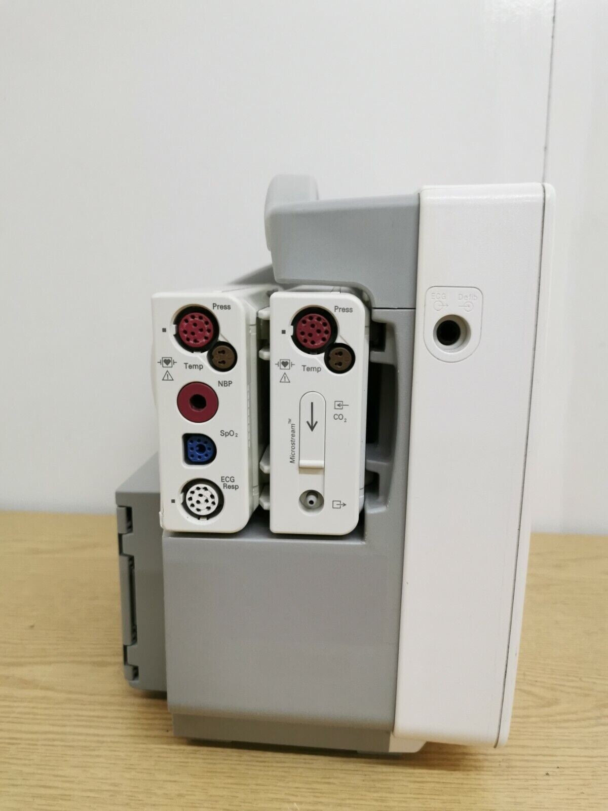 philips MP20 patient monitor M3001A M3015A CO2 module SpO2 NIBP ECG IBP cal 20256