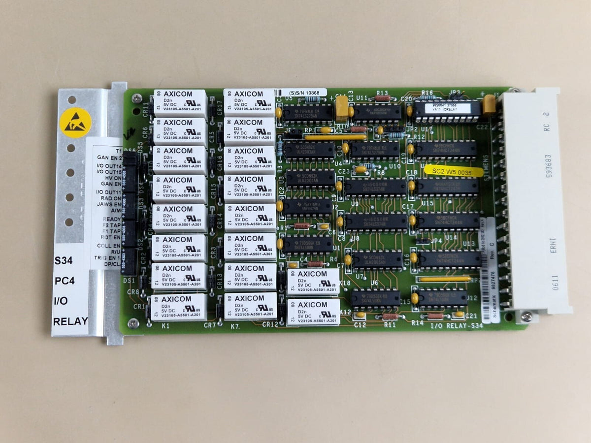 siemens PCB ASSY I/O relay S34 model no:098274527