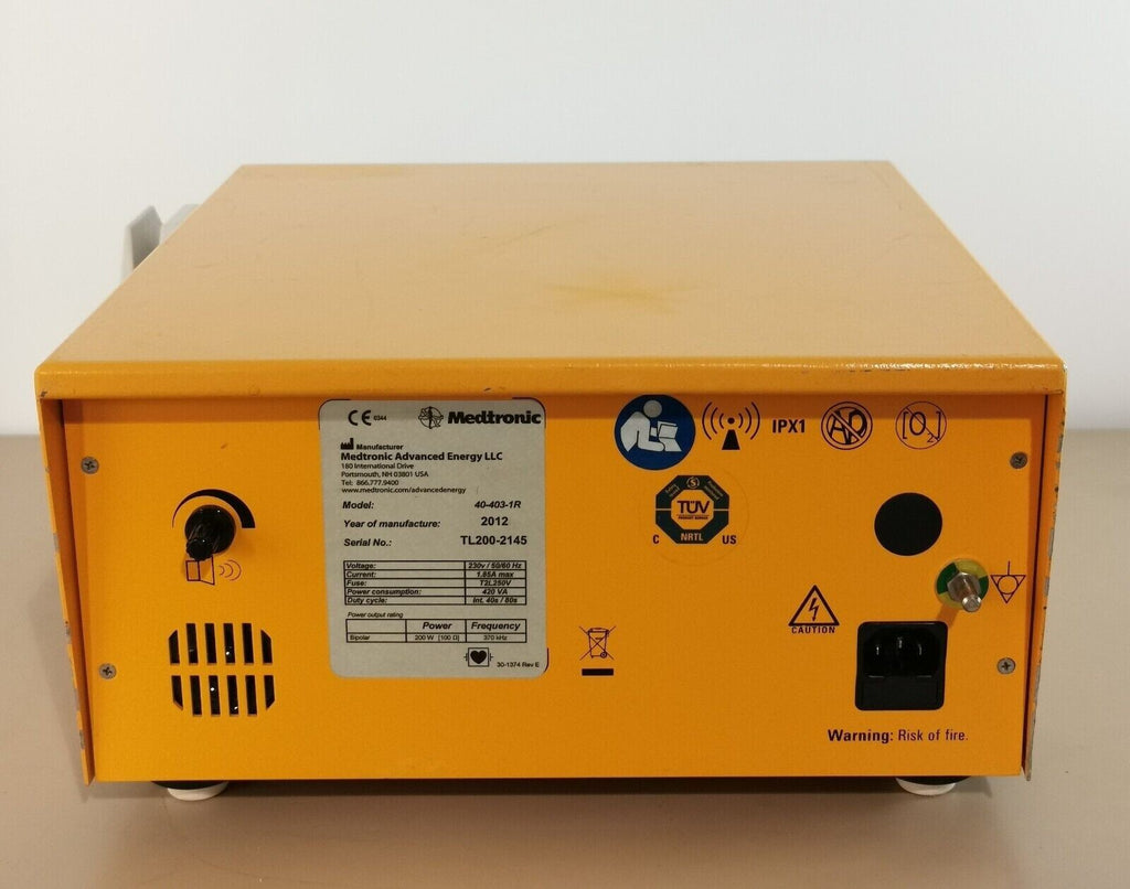medtronic aquamantys 40-403-1R bipolar sealer RF generator  with handpiece4