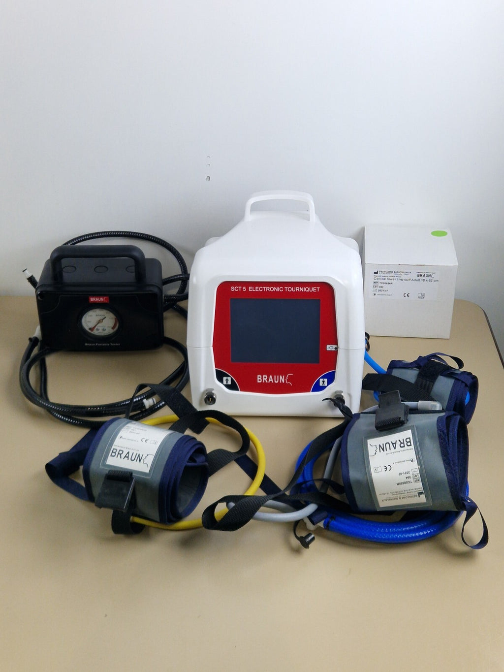 Braun SCT  SCT 5 Electro Pneumatic Tourniquet Machine with 3 cuff   202415