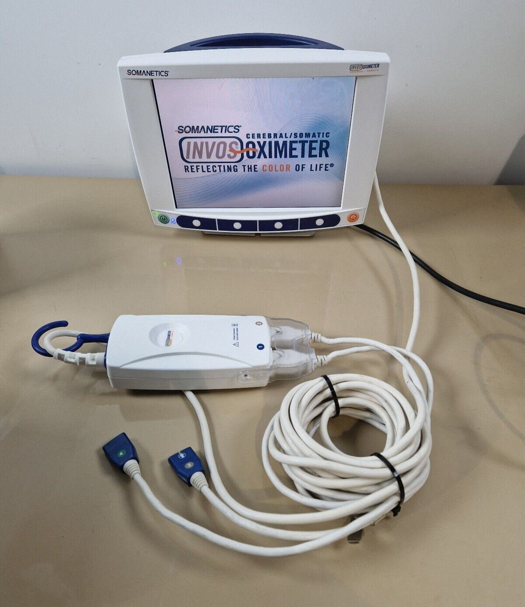 somanetics invos oximeter 5100C monitor with covidien 5100C-PA Preamplifier0