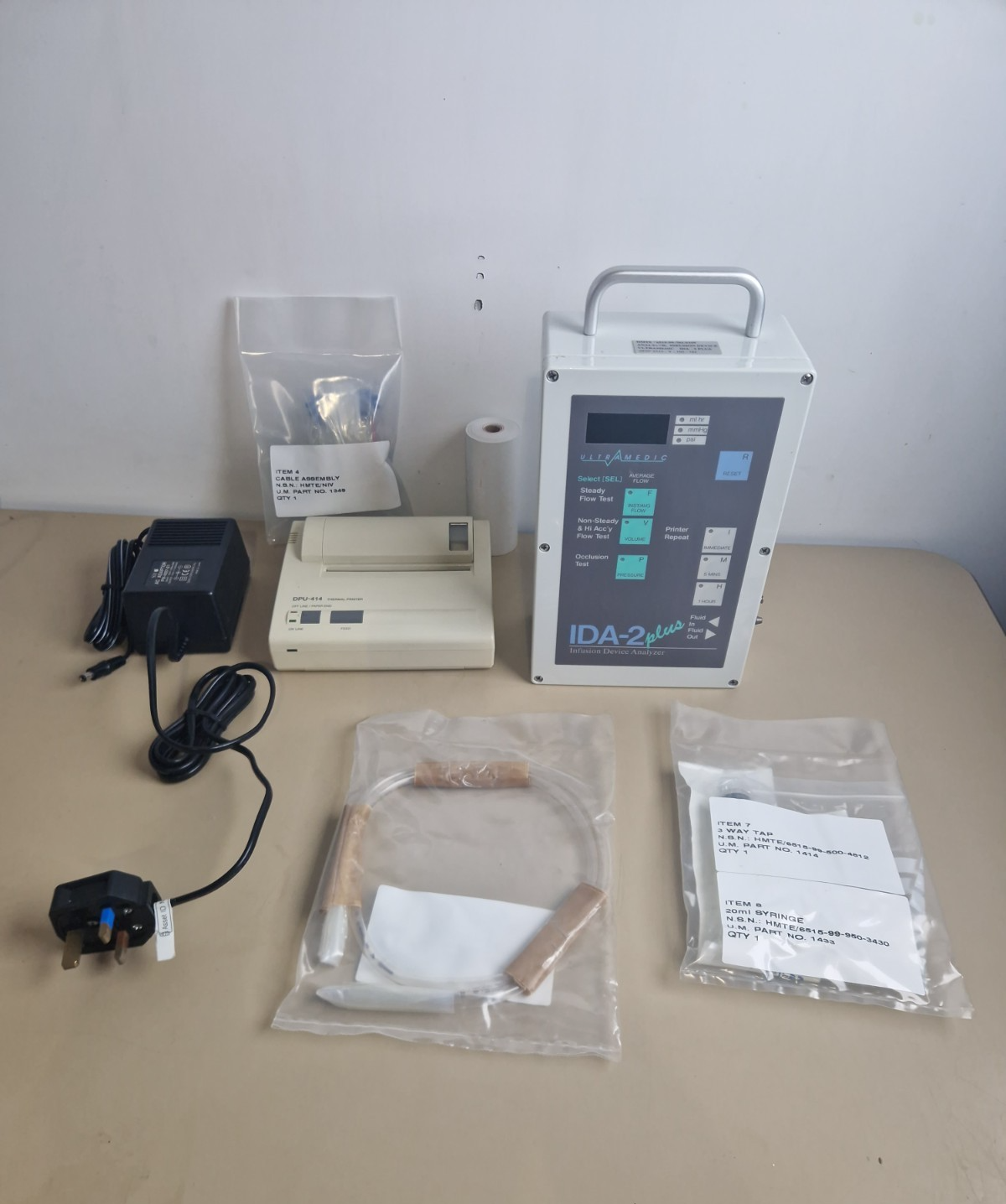 IDA 2 Plus Infusion Device Analyzer Series with printer in case3