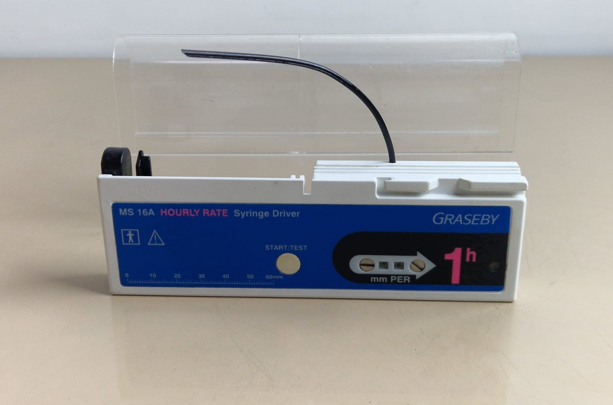 syringe driver pump graseby ms 16A hourly rate infusion pump2