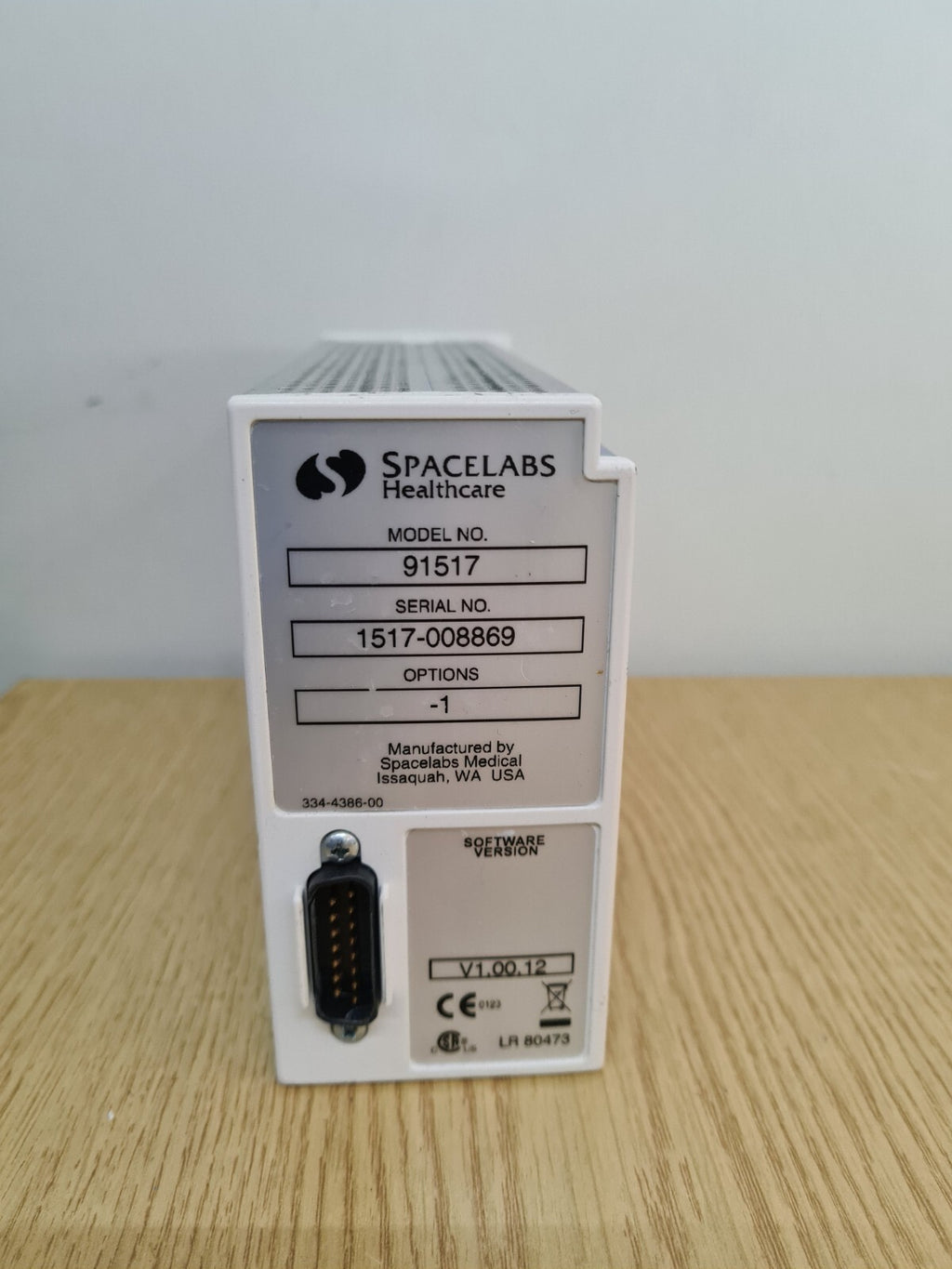 spacelabs 91517 ultraview SL side steam capnography CO2 module2