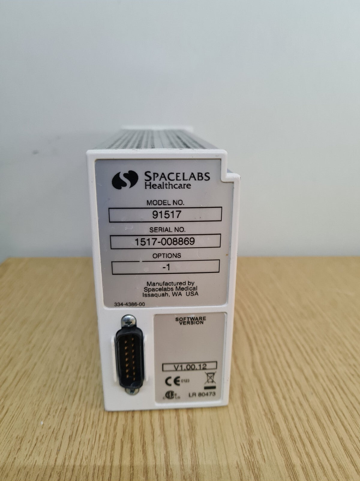 spacelabs 91517 ultraview SL side steam capnography CO2 module2