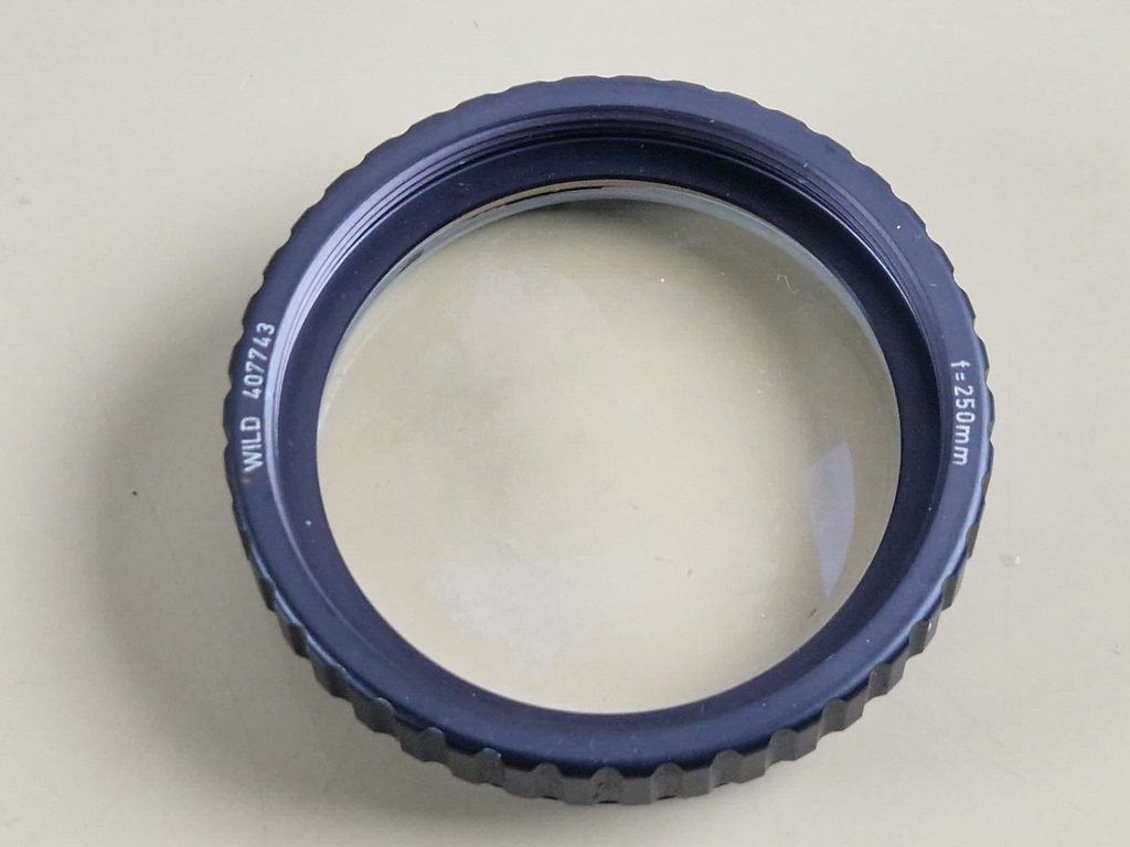 leica heerbrugg wild 407743 f=250mm microscope lens objective0