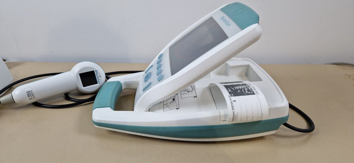 verathon BVI 9400 bladder scanner diagnostic ultrasound with probe + 2 battery8