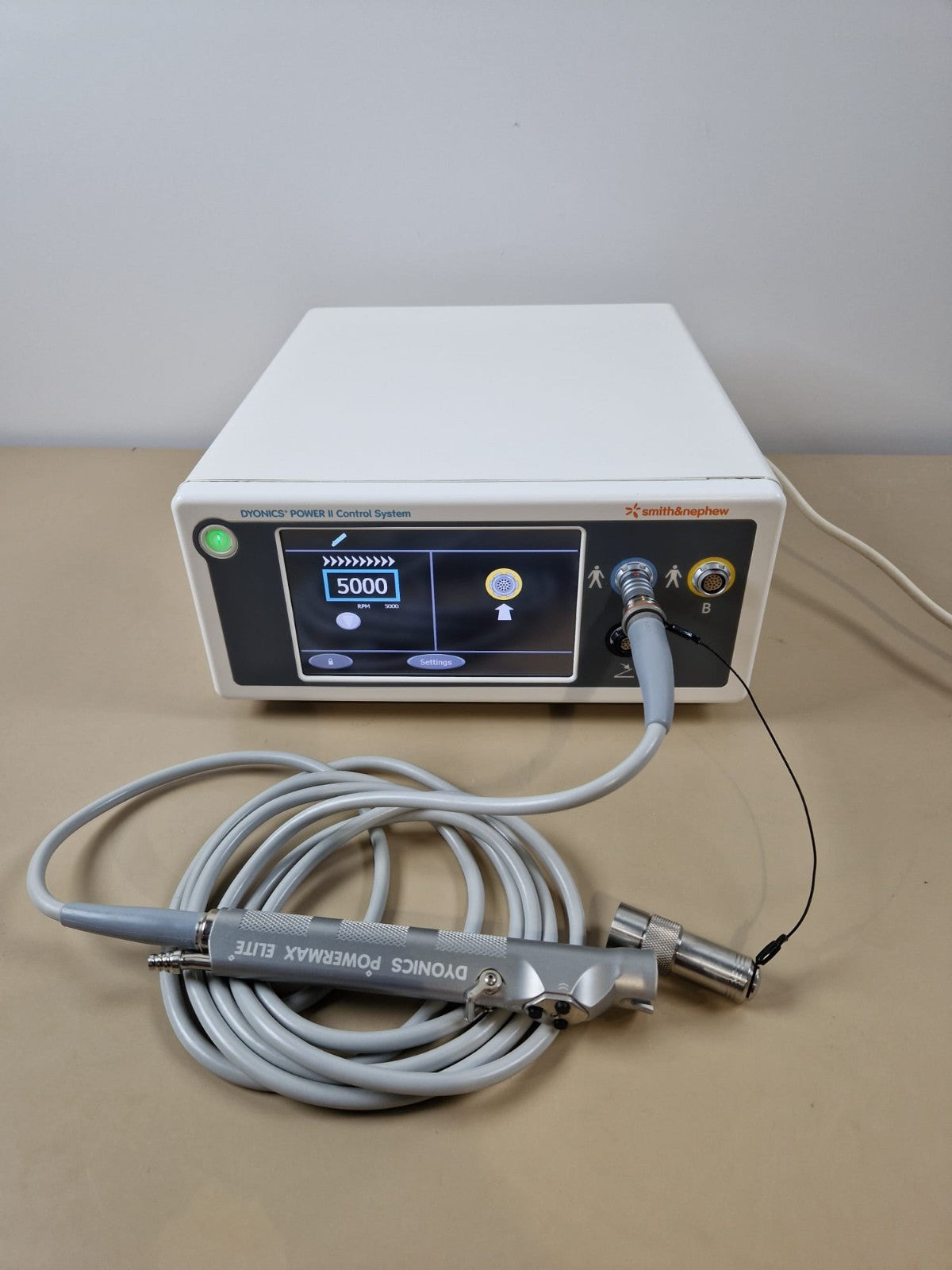 Smith Nephew Dyonics power II control system + 72200616 powermax elite handpiece22