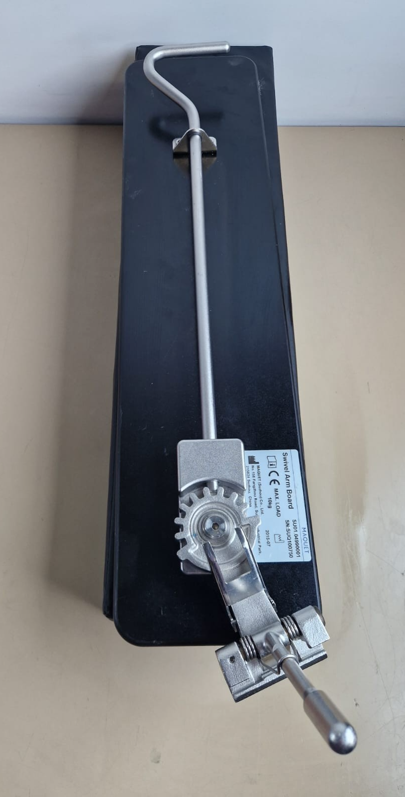 maquet swivel arm board SU01.04990001 with maquet cushion SU11.24990002/150
