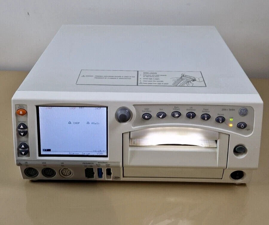 GE corometrics 259CX fetal maternal patient monitor ECG EKG US TOCO transducer18